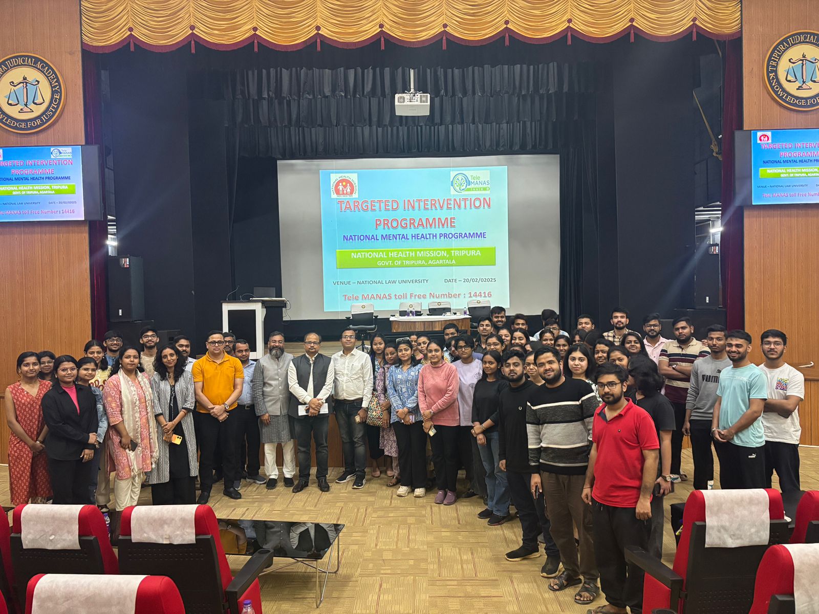 A Mental Health Awareness Workshop at NLU Tripura